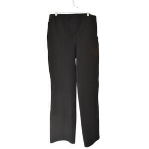 Quince Ultra Stretch Ponte Bootcut XL Tall Pull On Black Pants